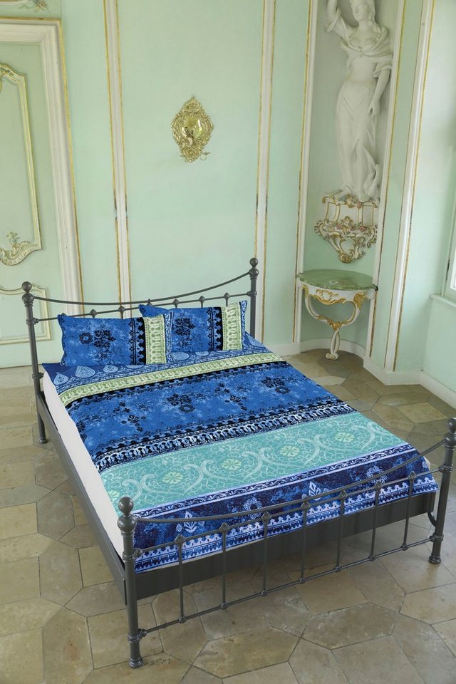 CASATEX Bettwäsche Indi, Biber, 2 teilig, romantisch, orientalisch, weich und gemütlich – Bild 2 von 4