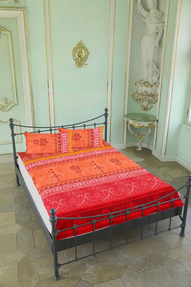 CASATEX Bettwäsche Indi, Satin, 2 teilig, romantisch, orientalisch, weich und gemütlich – Bild 2 von 4