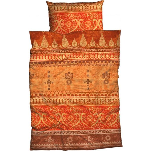 CASATEX Bettwäsche Indi, Satin, 2 teilig, romantisch, orientalisch, weich und gemütlich