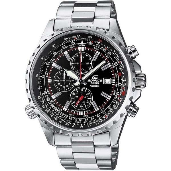 CASIO EDIFICE Chronograph EF-527D-1AVEF, Quarzuhr,Armbanduhr,Herrenuhr,Edelstahlarmband, bis 10 bar wasserdicht