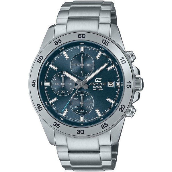 CASIO EDIFICE Chronograph EFR-526D-2AVUEF, Quarzuhr,Armbanduhr,Herrenuhr, bis 10 bar wasserdicht,Edelstahlarmband