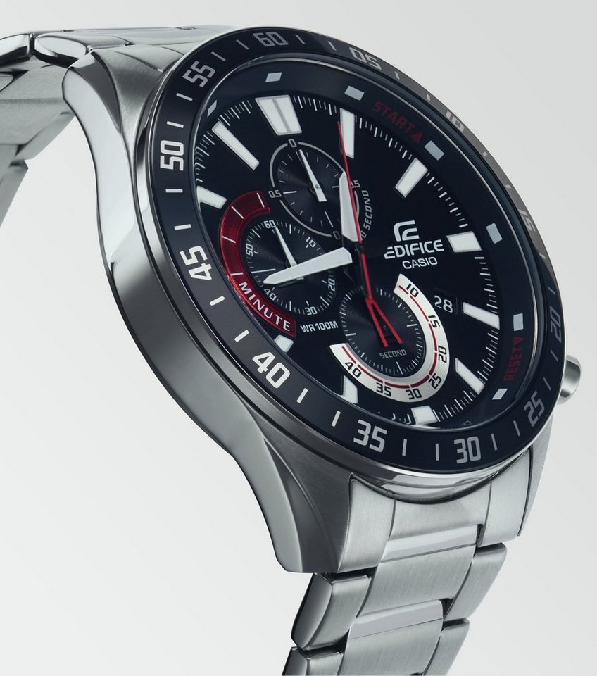 CASIO EDIFICE Chronograph EFV-620D-1A4VUEF, Quarzuhr, Armbanduhr,Herrenuhr, Edelstahlarmband,bis 10bar wasserdicht – Bild 2 von 4