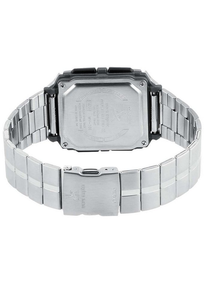 Casio Funk Funkchronograph WV-59RD-1AEF, Quarzuhr, Armbanduhr, Herrenuhr, Digitaluhr, Edelstahlarmband,Weltzeit – Bild 3 von 5