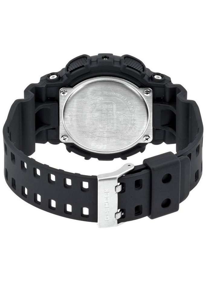CASIO G-SHOCK Chronograph GA-100-1A1ER, Quarzuhr,Armbanduhr,Herrenuhr,digital, bis 20 bar wasserd.Resinarmband – Bild 4 von 5