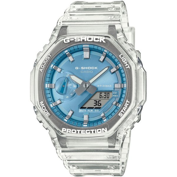 CASIO G-SHOCK Chronograph GA-2100BM-7A2ER, Quarzuhr,Armbanduhr,Herrenuhr, digital,bis 20bar wasserd. Resinarmband
