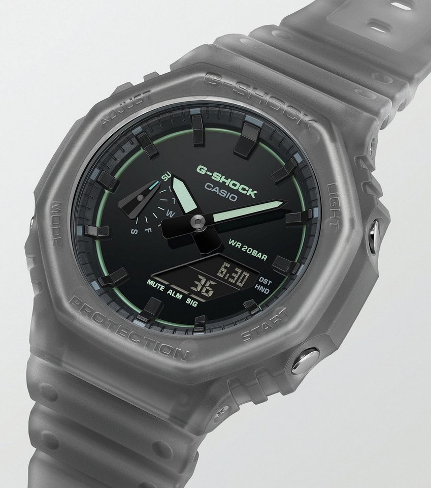 CASIO G-SHOCK Chronograph GA-2100K-1AER, Quarzuhr, Armbanduhr, Herrenuhr, analog, digital – Bild 3 von 5