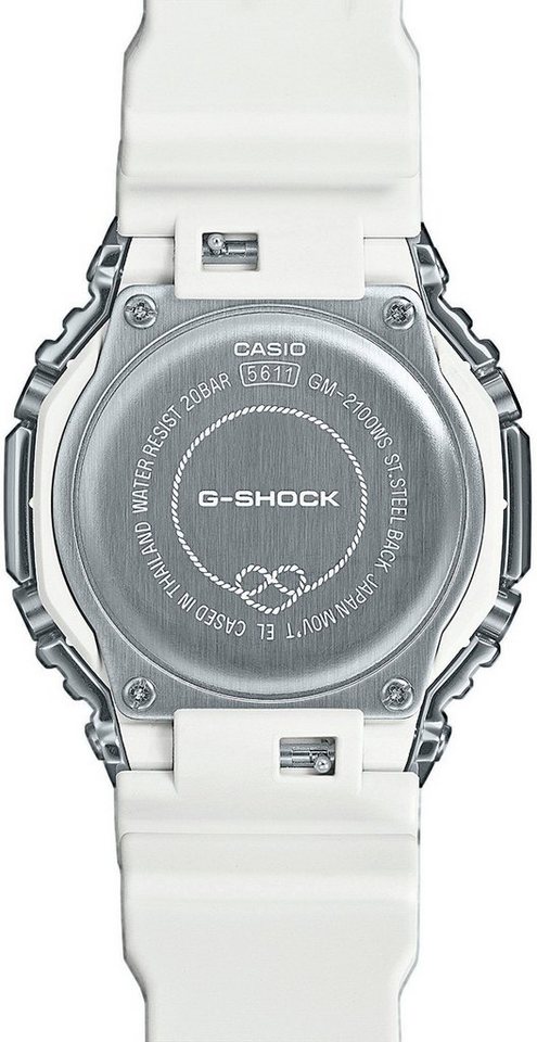 CASIO G-SHOCK Chronograph GM-2100WS-7AER, Quarzuhr,Armbanduhr,Herrenuhr,digital, bis 20 bar wasserd.Resinarmband – Bild 3 von 3