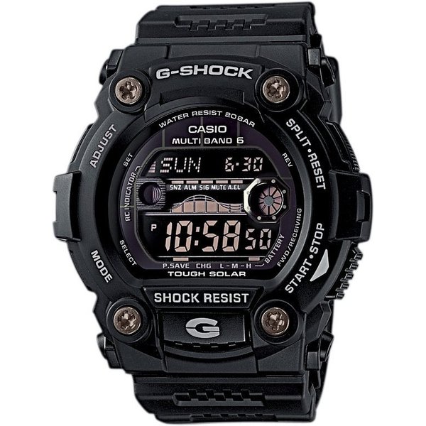 CASIO G-SHOCK Funkchronograph GW-7900B-1ER, Solaruhr, Armbanduhr, Herren,digital,Resinarmband,bis 20 bar wasserd.