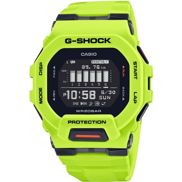 CASIO G-SHOCK GBD-200 Smartwatch, Armbanduhr, Herren,Bluetooth,Schrittzähler,bis 20bar wasserd.,digital