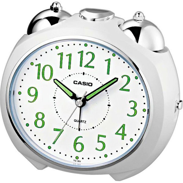 CASIO Quarzwecker TQ-369-7EF Wecker, Beleuchtung, Schlummerfunktion, Geschenkidee, Schlafzimmer