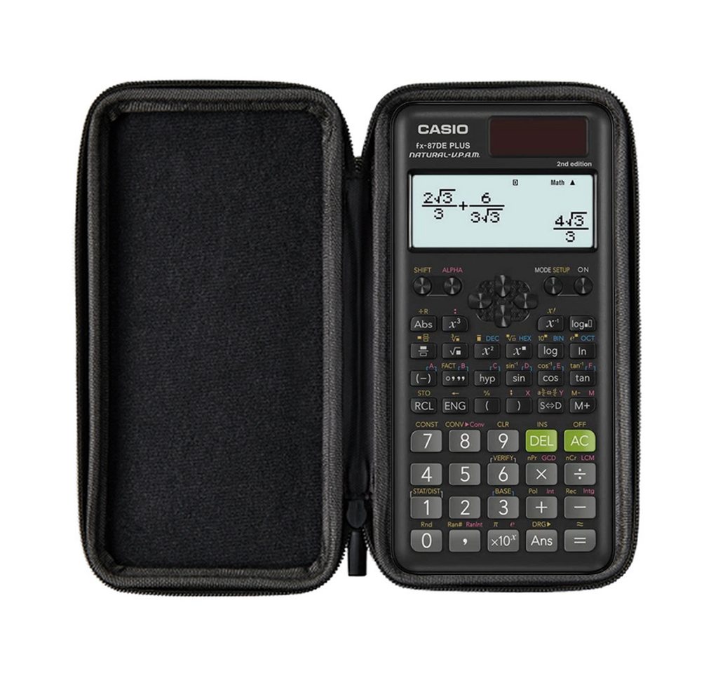 CASIO Taschenrechner fx-87DE Plus 2 inkl. Schutztasche Schwarz & Fachbuch (48 S., DINA5) – Bild 2 von 5