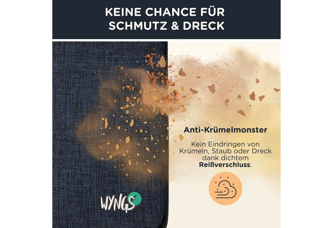 CASIO Taschenrechner fx-87DE Plus 2nd edition Classwiz inkl. WYNGS Schutztasche Blau – Bild 4 von 5