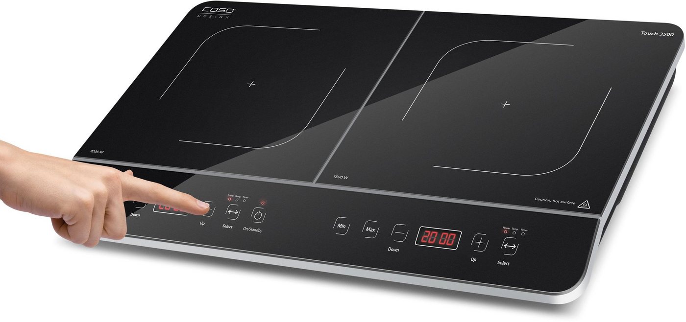 Caso Doppel-Induktionskochplatte 2018 Touch 3500 – Bild 2 von 5