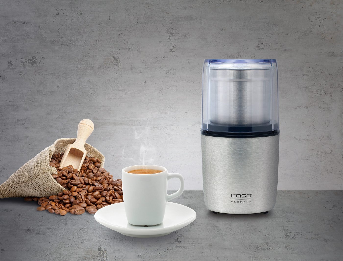 Caso Kaffeemühle Coffee Flavour, 200 W, Schlagmesser, 90 g Bohnenbehälter – Bild 2 von 5