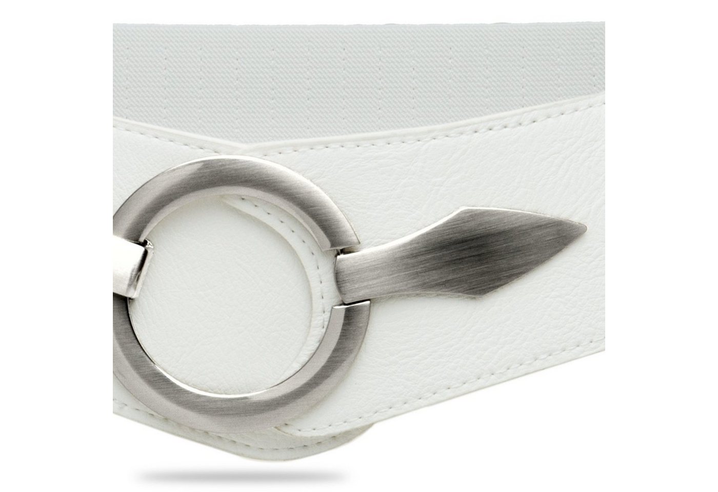 Caspar Taillengürtel GU300 Damen elastischer breiter Stretch Gürtel – Bild 3 von 3