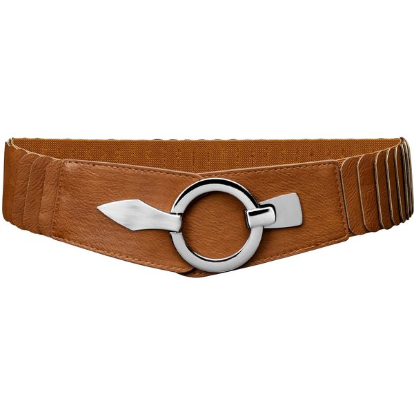 Caspar Taillengürtel GU300 Damen elastischer breiter Stretch Gürtel
