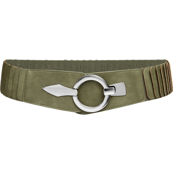 Caspar Taillengürtel GU300 Damen elastischer breiter Stretch Gürtel
