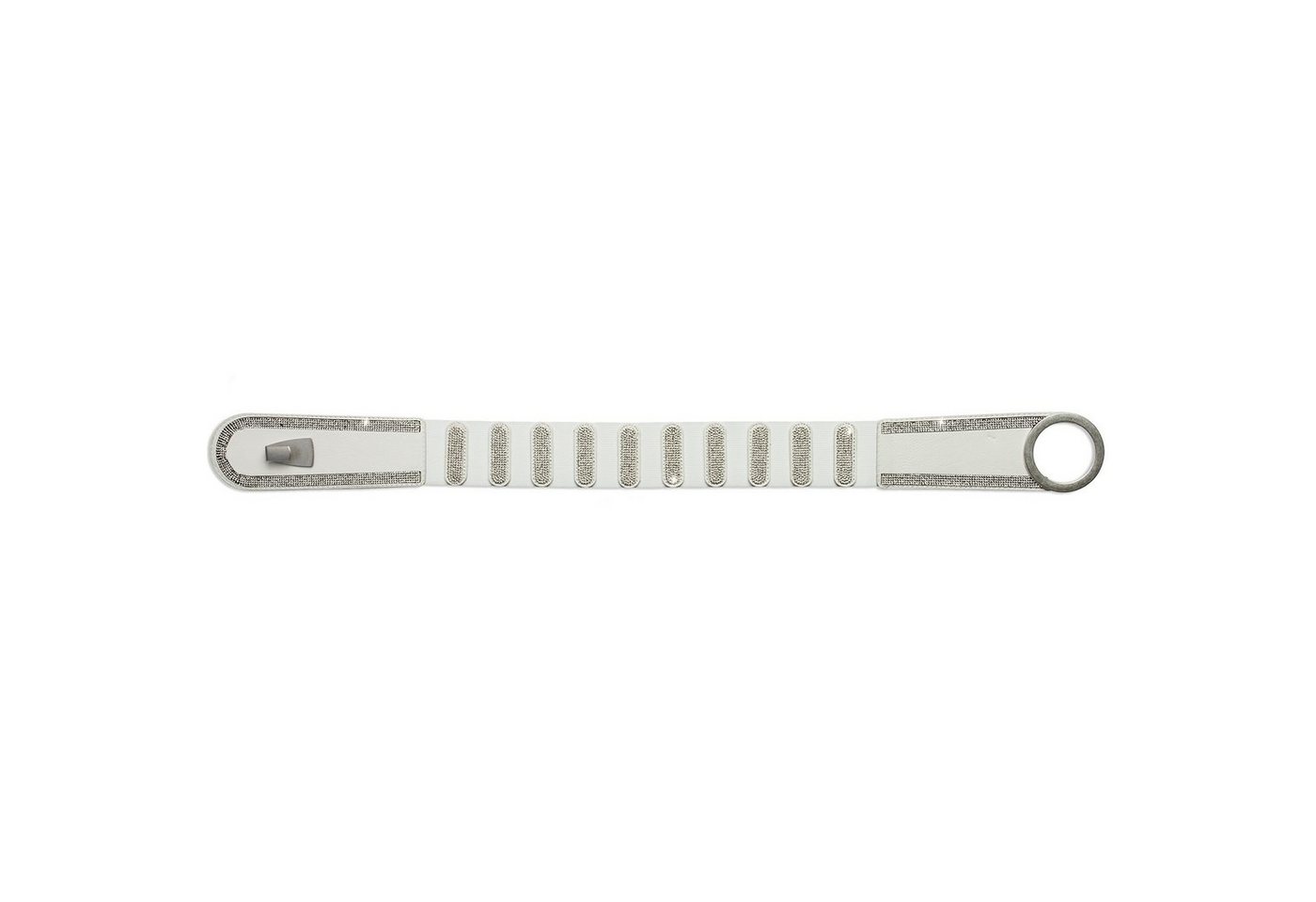 Caspar Taillengürtel GU315 Damen elastischer breiter Glitzer Strass Gürtel – Bild 2 von 4