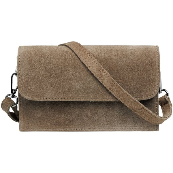 Caspar Umhängetasche Wildleder Dirndltasche Damen Handtasche - PREMIUM LINE - Modell No.846, Trachtentasche, ideal zum Oktoberfest, 100% italienisches Veloursle