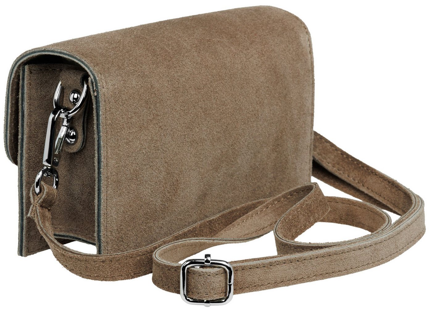 Caspar Umhängetasche Wildleder Dirndltasche Damen Handtasche - PREMIUM LINE - Modell No.846, Trachtentasche, ideal zum Oktoberfest, 100% italienisches Veloursle – Bild 2 von 5