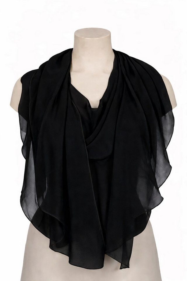 Cassandra Accessoires Modetuch Elegante Damen Stola - Lockerleichtes Tuch, für besondere Anlässe - Hochzeit-und Abendmode – Bild 4 von 5