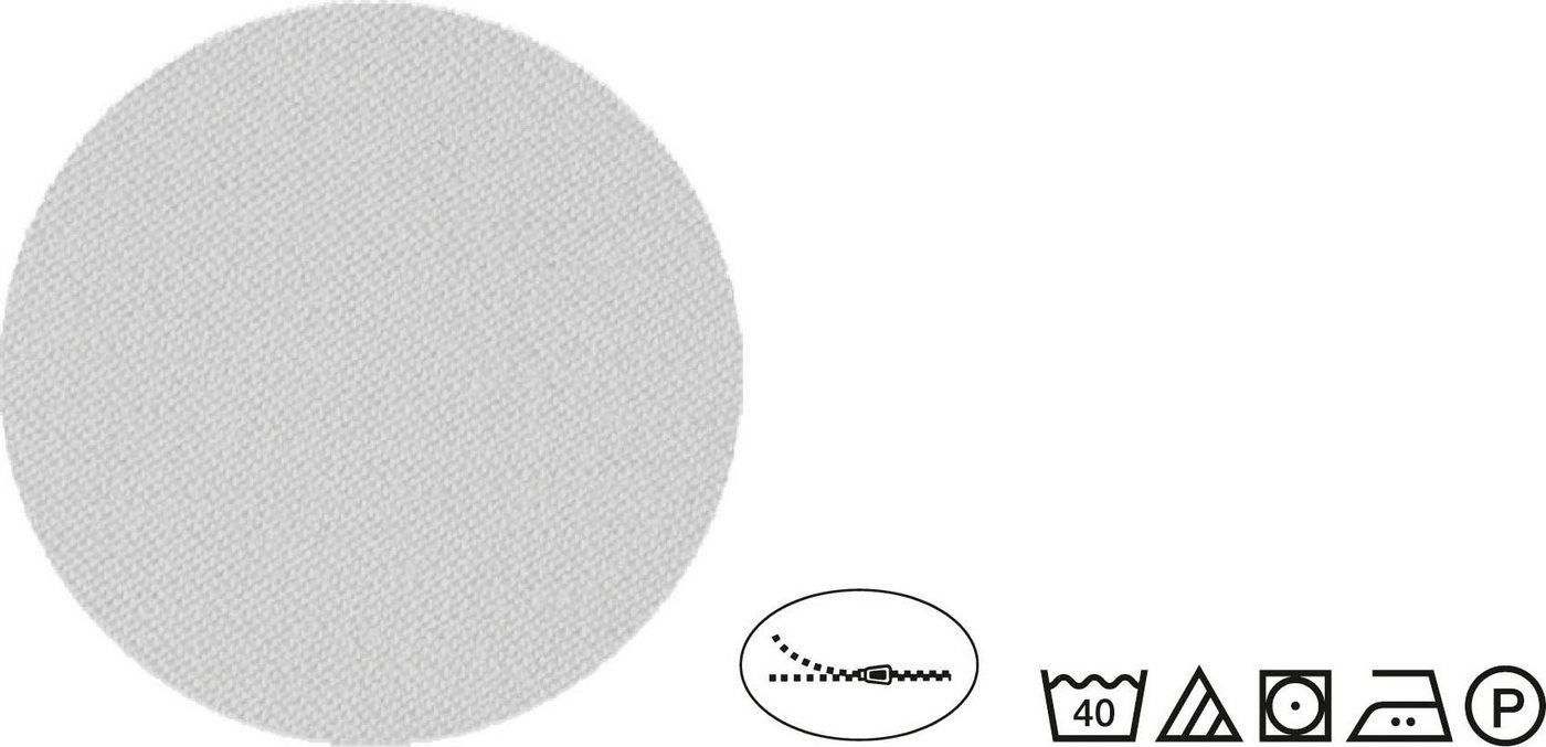 Castell - Markenbettwäsche Bettwäsche 0560500, Microfaser, 2 teilig, Microfaser-Satin,2 teilig, pflegeleichte Bettwäsche mit Reißverschluss – Bild 4 von 5