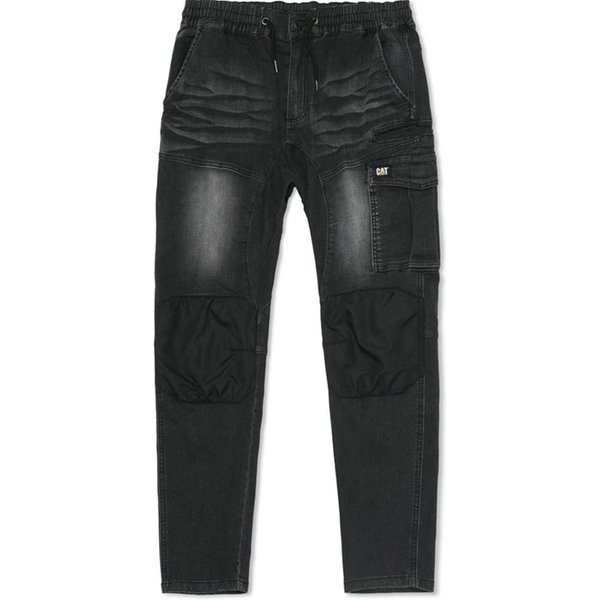 CAT Arbeitshose Dynamic denim schwarz robuste Herren Workwear 34/34