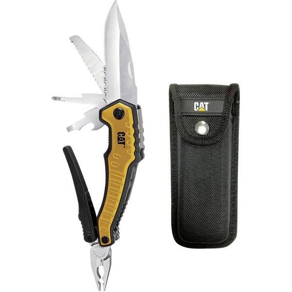 CAT Taschenmesser 9-in-1 XL Multitool mit Messerklinge und Zange 980381LG