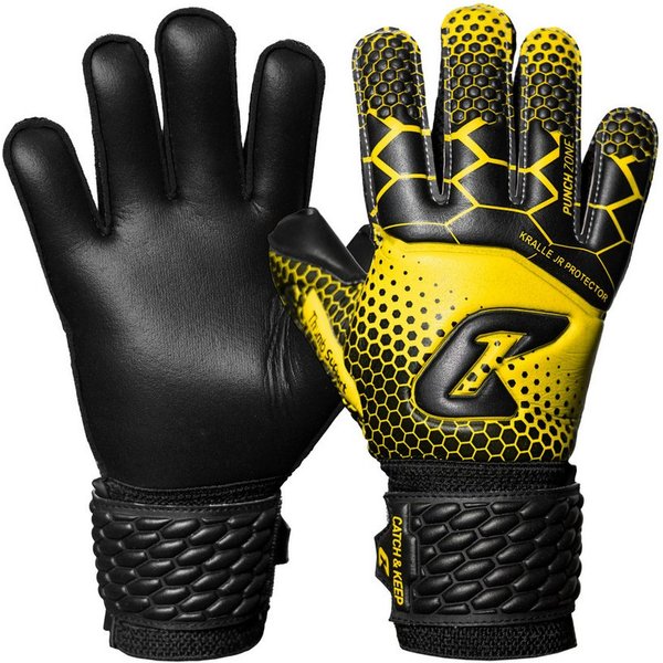 Catch & Keep Torwarthandschuhe Torwarthandschuhe kinder – Torwarthandschuhe mit Krallechutz-4mm Grip