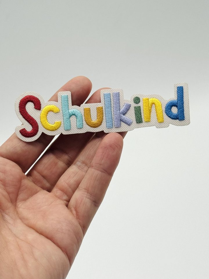 Catch the Patch Aufnäher Bügelbild, Aufbügler, Applikationen, Patches, Flicken, zum aufbügeln, Polyester, Schulkind Einschulung Kinder - Größe: 3 x 9,8 cm – Bild 2 von 5