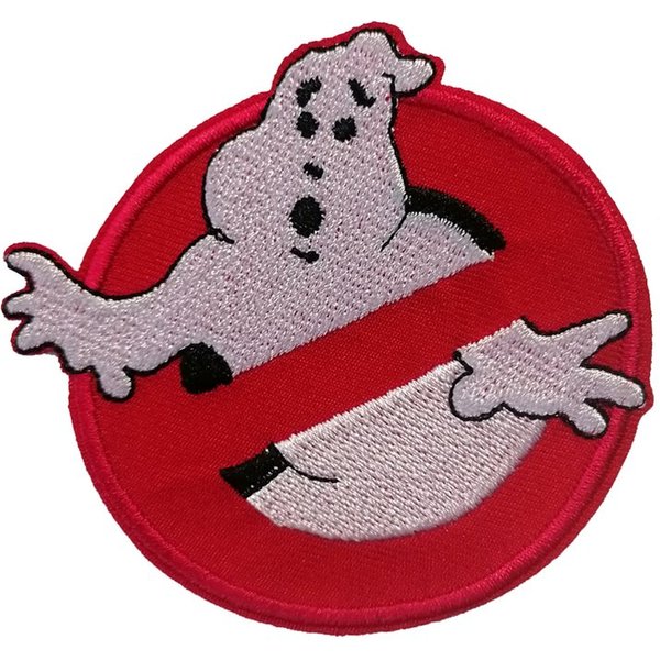 Catch the Patch Aufnäher Bügelbild, Aufbügler, Applikationen, Patches, Flicken, zum aufbügeln, Polyester, Ghostbuster Comic Kinder Film - Größe: Ø 7,5 cm