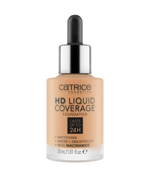 CATRICE HD Liquid Coverage Flüssige Foundation · 30 ml · Hellbraun