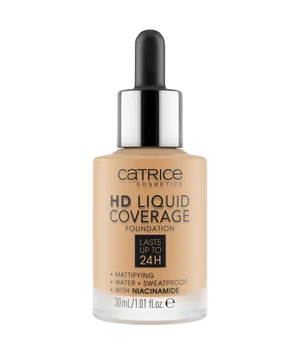 CATRICE HD Liquid Coverage Flüssige Foundation · 30 ml · Hellbraun