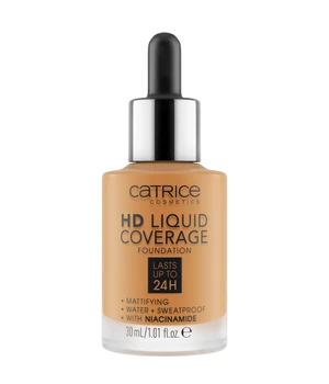 CATRICE HD Liquid Coverage Flüssige Foundation · 30 ml · Hellbraun