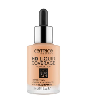 CATRICE HD Liquid Coverage Flüssige Foundation · 30 ml · Hellbraun