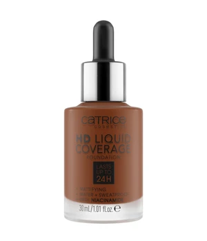 CATRICE HD Liquid Coverage Flüssige Foundation · 30 ml · Dunkelrot