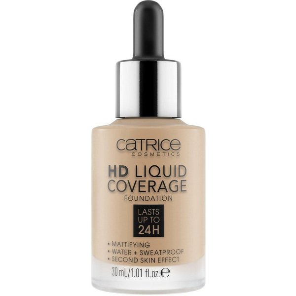 CATRICE HD Liquid Coverage Flüssige Foundation · 30 ml · Nude