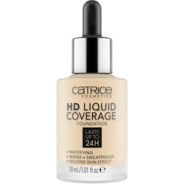 CATRICE HD Liquid Coverage Flüssige Foundation · 30 ml · Nude