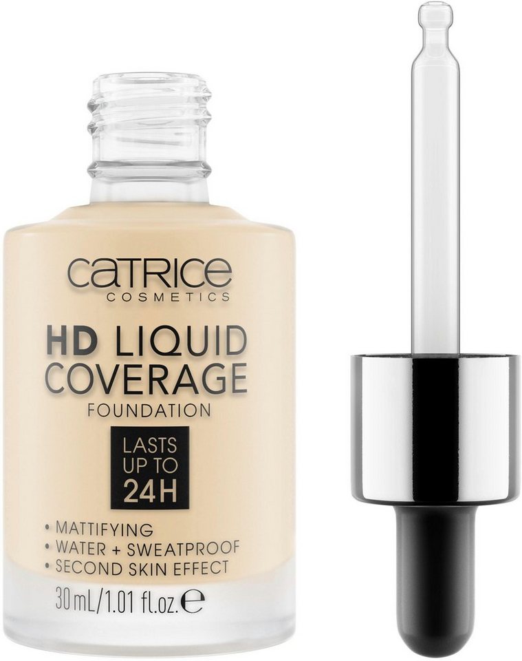CATRICE HD Liquid Coverage Flüssige Foundation · 30 ml · Nude – Bild 2 von 3