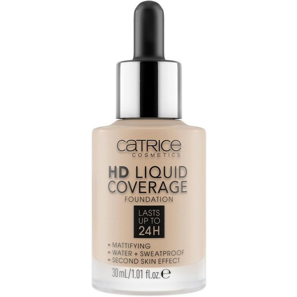 CATRICE HD Liquid Coverage Flüssige Foundation · 30 ml · Nude