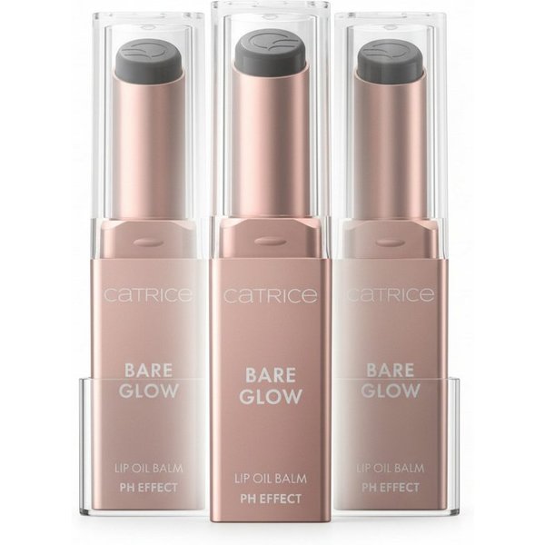 Catrice Lippenbalsam Bare Glow Lip Oil Balm, 3-tlg.