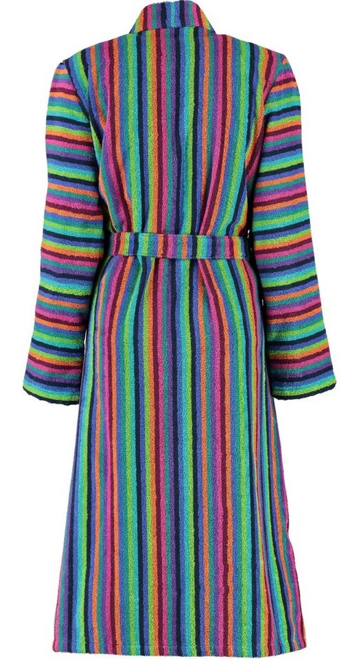 Cawö Damenbademantel, Langform, Walkfrottee, Kimono-Kragen, Gürtel, Walkfrottier Qualität – Bild 2 von 4