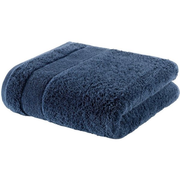 Cawö Duschtuch NIDE, B 70 cm, L 140 cm, Nachtblau, (1-St), 100 % Baumwolle