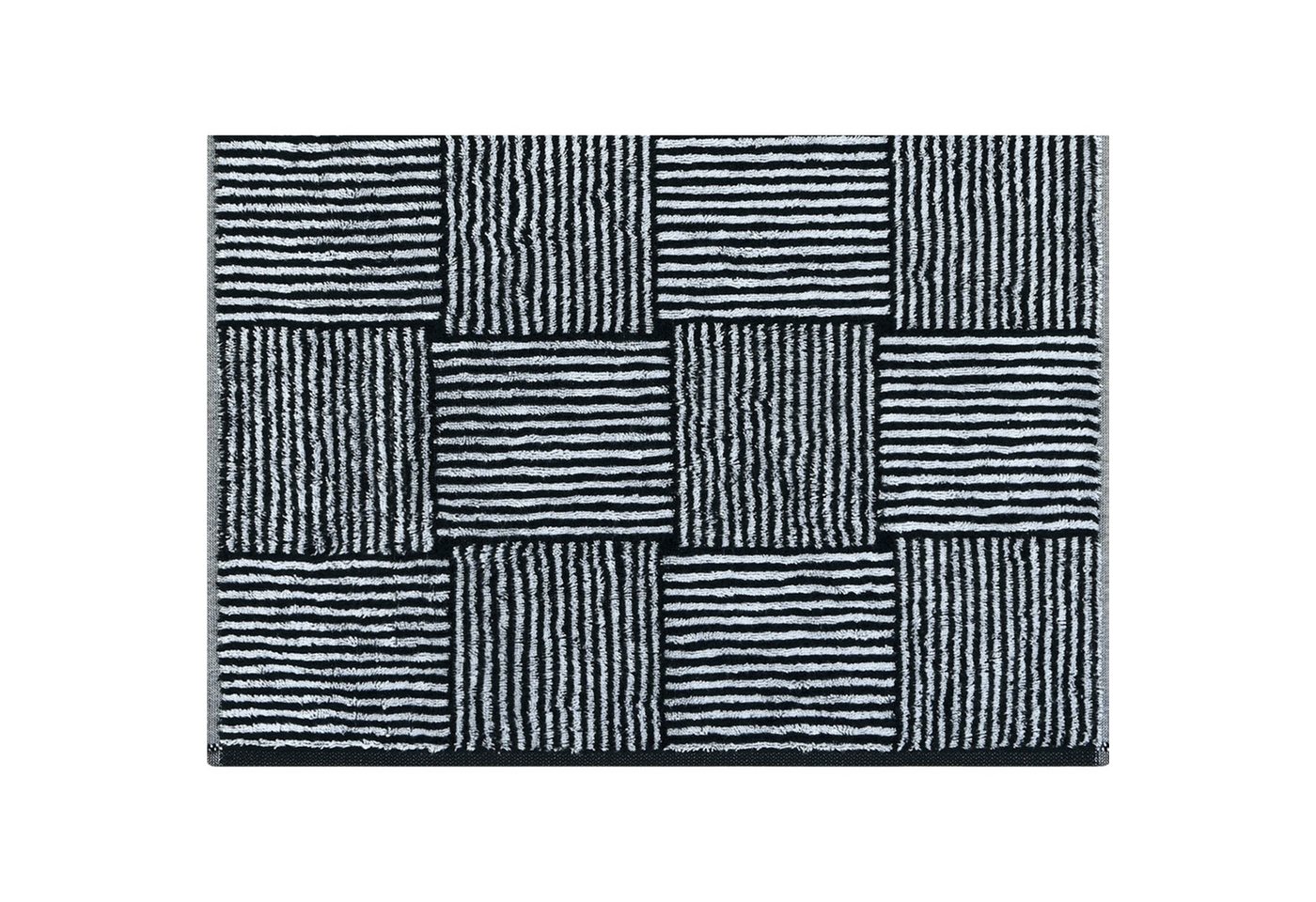 Cawö Handtücher Black&White Chess 6281, 100% Baumwolle (1-St) – Bild 3 von 4