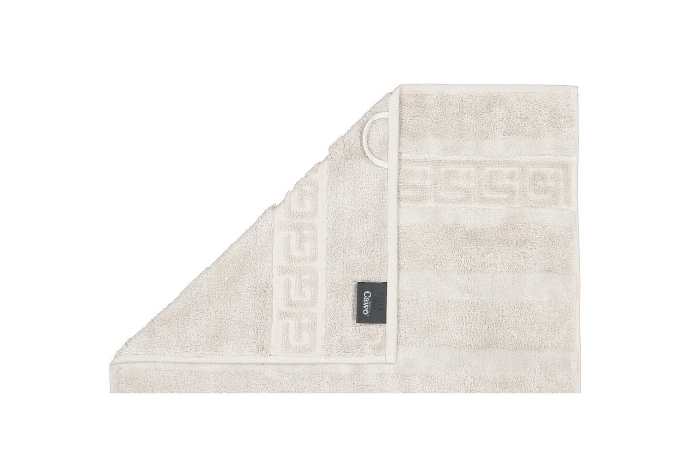 Cawö Handtücher Noblesse Uni 1001, 100% Baumwolle (1-St) – Bild 4 von 4