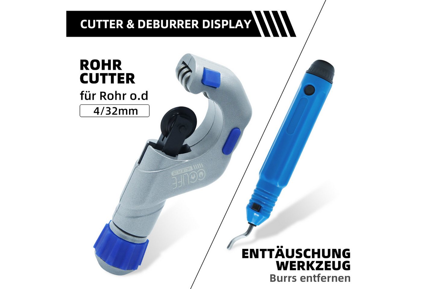 CCLIFE Multitool Metrisch Zöllig Taumelbördelgerät Klimaanlage Bördelgerät 5-19MM – Bild 5 von 5