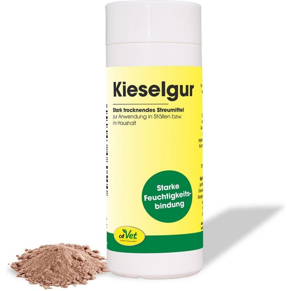 cdVet Milbenspray Kieselgur, 50 g, Kieselgur kann nicht überdosiert werden.