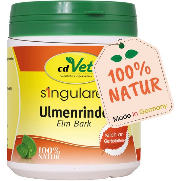cdVet Singulares Ulmenrinde (europäisch), Ergänzungsfutter für: Hunde, Diese Ulmenrinde muss nicht aufgekocht werden, bildet keine Schleim