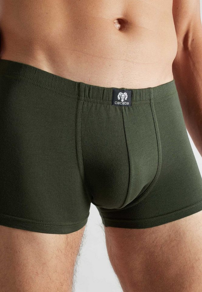 CECEBA Boxershorts Daytona ohne Eingriff, aufgedoppelter Frontbereich, im 6er Pack – Bild 3 von 5