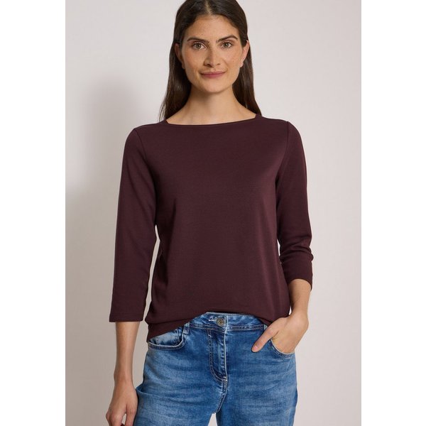 CECIL 3/4-Arm-Shirt aus reiner Baumwolle